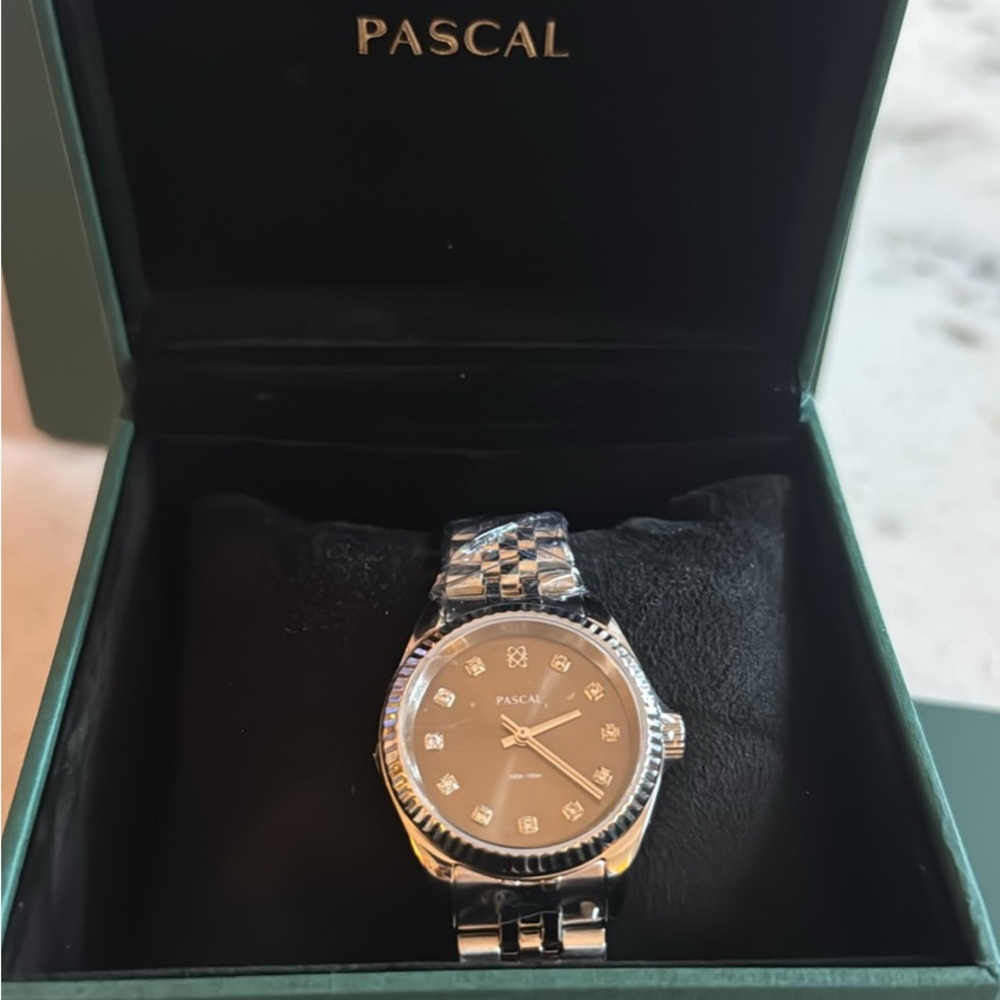 Pascal Silver Diamond Watch - Picture 6 of 7